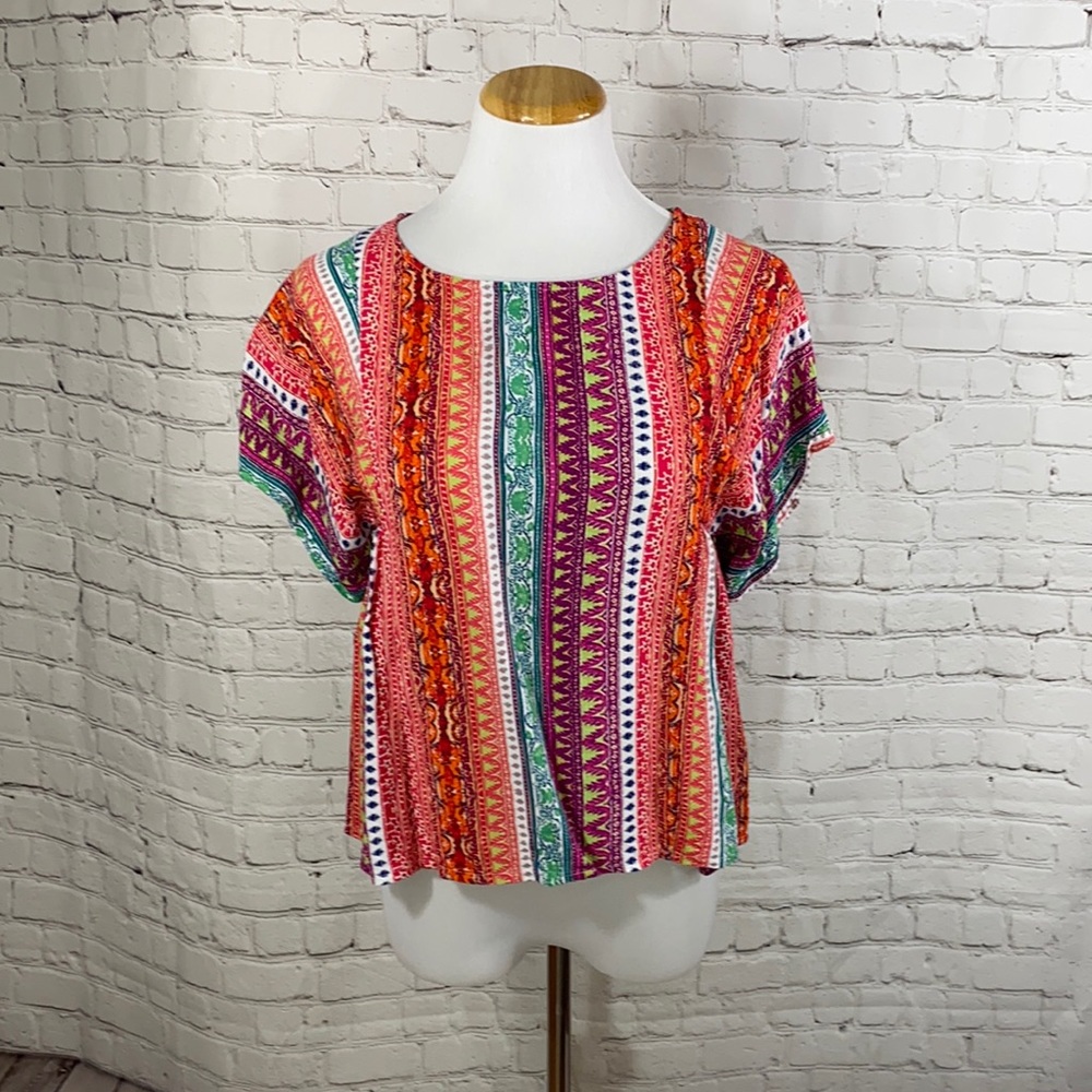 Maeve Milla print blouse